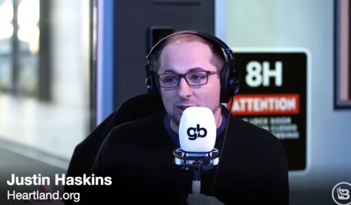 Justin Haskins on the "Glenn Beck Radio Program," hosted by member of the Radio Hall of Fame, Glenn Beck, in January 2023.