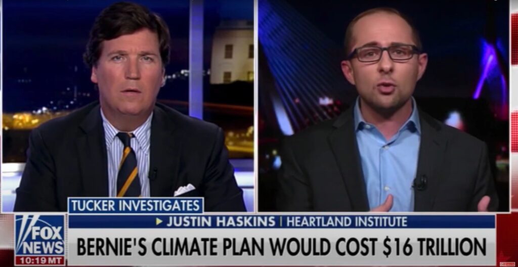 Justin Haskins on Tucker Carlson Tonight on the Fox News Channel, hosted by Tucker Carlson.