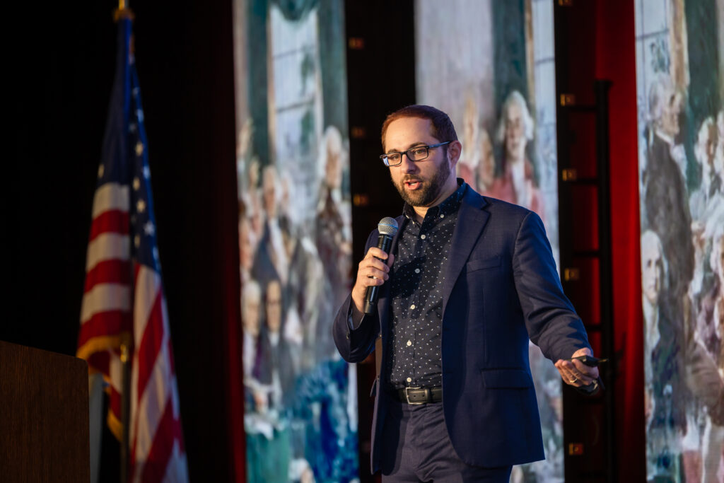 Justin Haskins at the 2024 Pro-Family Legislative Conference in Irving, Texas.