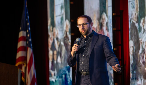 Justin Haskins at the 2024 Pro-Family Legislative Conference in Irving, Texas.